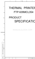 Fujitsu FTP-639MCL354 Специфікація продукту