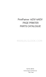 Fujitsu PrintPartner 16ADV Catalogue des pièces