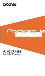 Brother PJ662 PocketJet 6 Print Engine with Bluetooth Panduan Pengguna