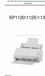 Fujitsu SP-1125 Petunjuk Penggantian dan Pembersihan Bahan Habis Pakai