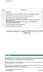 Fujitsu Fujitsu Stylistic Genel Temizlik Manuallines
