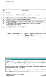 Fujitsu LIFEBOOK Notebook General Cleaning Manuallines