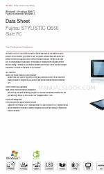 Fujitsu LifeBook Stylistic Q550 Технічний паспорт
