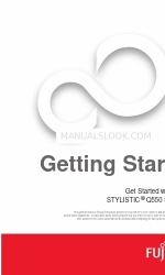 Fujitsu LifeBook Stylistic Q550 Посібник для початківців