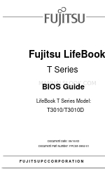 Fujitsu Lifebook T3010D 바이오스 매뉴얼