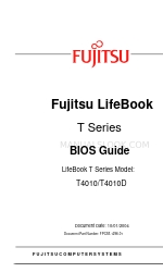 Fujitsu Lifebook T4010D Руководство по биосфере