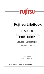 Fujitsu Lifebook T4020D Manual Bios