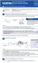 Brother ADS-1350W Посібник з швидкого налаштування