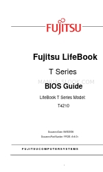 Fujitsu LifeBook T4210 Руководство по биосфере
