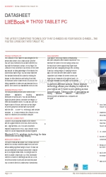 Fujitsu Lifebook TH700 Datasheet