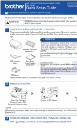 Brother ADS-3100W Manuel d'installation rapide