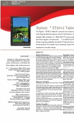 Fujitsu ST6012 - Stylistic Tablet PC Spécifications