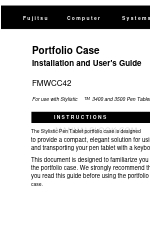 Fujitsu Stylistic 3400 Instrukcja instalacji i obsługi