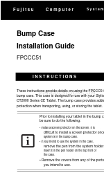 Fujitsu Stylistic CE CT2000 Series Manuel d'installation