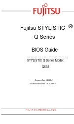 Fujitsu Stylistic Q552 Manuel Bios