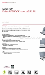 Fujitsu T1010 - LifeBook Tablet PC 데이터시트