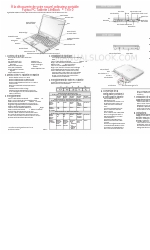 Fujitsu T1010 - LifeBook Tablet PC (Francês) Manual D'introduction