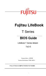 Fujitsu T4215 - LifeBook Tablet PC 바이오스 매뉴얼