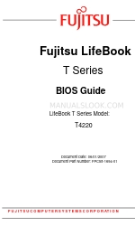 Fujitsu T4220 - LifeBook Tablet PC Руководство по биосфере
