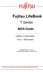 Fujitsu T5010 - LifeBook Tablet PC Bios Manual