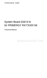 Fujitsu D2619-N Manuale tecnico