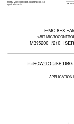 Fujitsu F2MC-8FX Series Nota applicativa