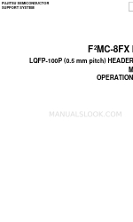 Fujitsu LQFP-100P Manual de operação