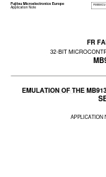 Fujitsu MB91360 SERIES Toepassingsnotitie