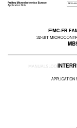 Fujitsu MB91460 SERIES Anwendungshinweis