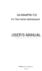 Fujitsu P4 Titan GA-8I848PM-FS 사용자 설명서