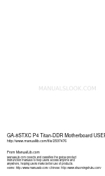 Fujitsu P4 Titan-DDR GA-8STXC Manual do utilizador