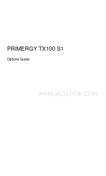 Fujitsu PRIMERGY TX100 S1 Manuel des options