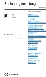 Indesit EWD 61483 Manual de instruções de utilização