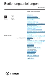 Indesit EWE 71483 Manual de instruções de utilização