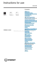 Indesit EWSD 61253 Manuel d'utilisation