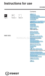 Indesit IWB 5065 Gebrauchsanweisung Handbuch