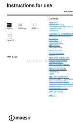 Indesit iwb 5125 Manuale di istruzioni per l'uso