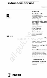 Indesit IWC 6165 Gebrauchsanweisung Handbuch