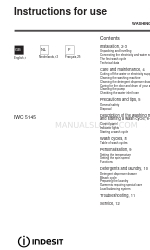 Indesit IWC 7125 S Manual de instrucciones