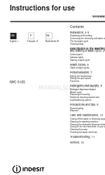 Indesit IWC 7125 S Gebrauchsanweisung Handbuch