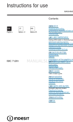 Indesit IWC 71281 Manual de instruções de utilização