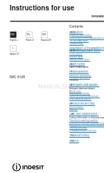 Indesit IWC 8128 사용 설명서 지침