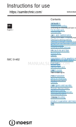 Indesit IWC 91482 Instructions For Use Manual