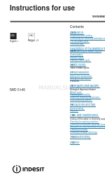 Indesit IWD 7125 Instructions For Use Manual
