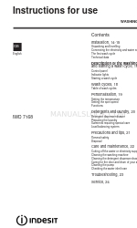 Indesit IWD 7168 Manual de instrucciones