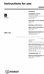 Indesit IWE 7145 Manuale di istruzioni per l'uso