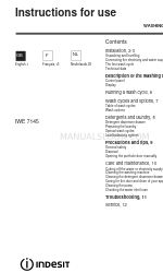 Indesit IWE 7145 Petunjuk Penggunaan Manual