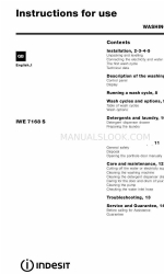 Indesit IWE 7168 S Manual de instrucciones