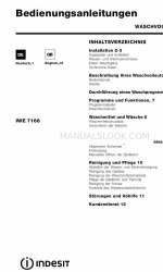 Indesit IWE 7168 S Manual de instrucciones