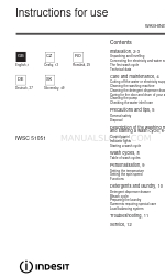 Indesit IWSC 51051 Instructions For Use